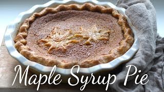 Maple Syrup Pie  Kitchen Vignettes  PBS Food [upl. by Damiano]