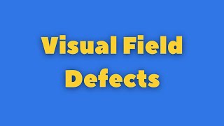 Visual Field Defects  General Medicine [upl. by Akener557]