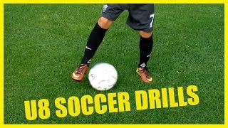 u8 Soccer Drills  Practice Plans [upl. by Aiza]