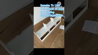 Larson Extra Wide TV Unit Dunelm  IKEA KOPPANG Chest of Drawers  Bed assembling [upl. by Certie]