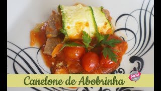 Canelone de Abobrinha  Receitas Saudáveis [upl. by Ultima]