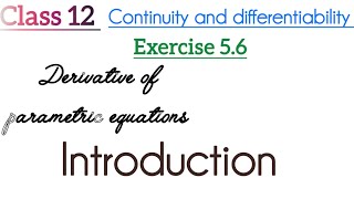 class 12 exercise 5 6 introduction video continuity and differentiability [upl. by Arza]