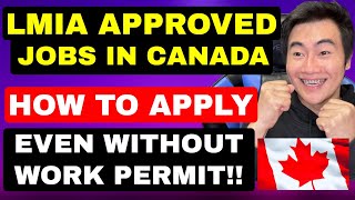 LMIA APPROVED JOBS IN CANADA  APPLY WITHOUT WORK PERMIT  ZT CANADA [upl. by Ssidnac]