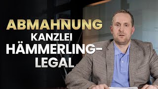 Abmahnung HämmerlingLegal für Barmeister24 GmbH [upl. by Lanita]