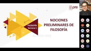 Filosofía  Semana 01  Pre San Marcos Ciclo 2022II [upl. by Dusza]