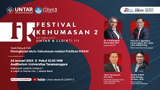 Festival Kehumasan 2  Untar x LLDIKTI III  Selasa 24 Januari 2023 [upl. by Nelleoj]