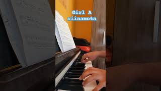 girl a siinamota piano cover piano siinamota girla [upl. by Fidele330]