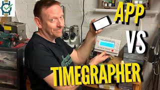 App vs Timegrapher Weichi 1000 vs Watch Tuner Timegrapher [upl. by Chung]