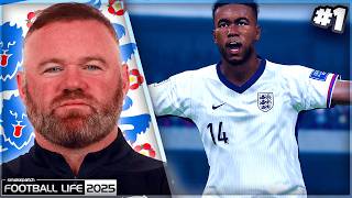 WAYNE ROONEY TO SAVE ENGLAND 👀 England  Football Life 2025  Master League  1 [upl. by Shepp]