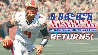 I Revived the USFL in Madden 25 amp Started Over with a Fantasy Draft [upl. by Rufina]