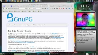 2016  The GNU Privacy Guard GnuPG or GPG Intro  November 25webm [upl. by Annodas385]