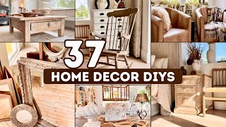 37 DIY HOME DECOR THRIFT FLIPS • HIGH END AFFORDABLE DECORATING IDEAS [upl. by Mathilde]