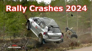 Rally Crashes 2024 Compilation  By FFM Rallyvideos [upl. by Adirahs]