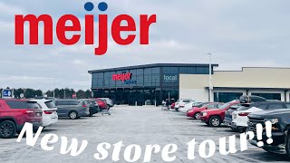 Grand Opening tour of the new Meijer Grocery  Macomb twp Mi [upl. by Raseac]