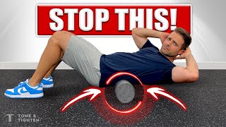 How To Foam Roll Your Lower Back The RIGHT Way BETTER RESULTS [upl. by Austreng792]