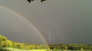 quotUnbekanntes Phänomenquot während Gewitter am 13052017 in Urdorf [upl. by Florin]