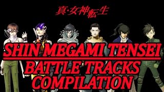 Shin Megami Tensei Main Series  Battle Tracks Compilation [upl. by Torruella828]