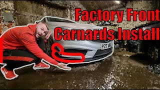 Installing Front Bumper Canards on my Mercedes A45 AMG W176 [upl. by Ariaj]