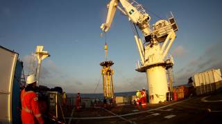 PanGeo Subsea Acoustic Corer™ Deck Launch [upl. by Lenssen878]