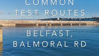 Learning to drive in Belfast Learn a Category BE C1 C1E  C test route [upl. by Rodrique]