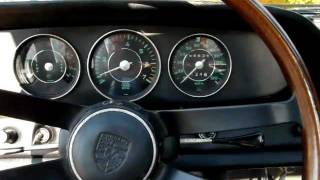 Porsche 912 Sunroof Coupe Engine sound with Abarth exhaust [upl. by Glassco]