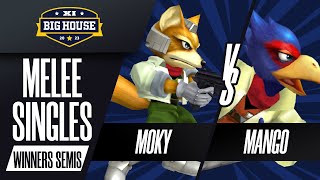 moky Fox vs Mang0 Falco  Melee Singles Winners Semis  The Big House 11 [upl. by Isolt]