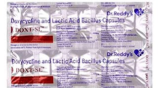 DoxtSLDoxycycline and Lactic acid Bacillus Capsulesusesside effectDose in Hindi [upl. by Klaus]