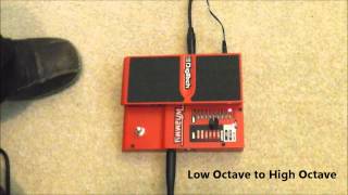 Digitech Whammy Pedal Demo [upl. by Ytsirhc810]