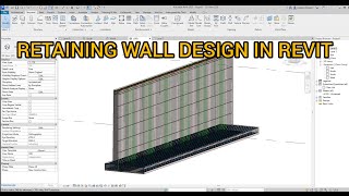 Retaining Wall Design in Revit [upl. by Eimmat756]