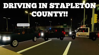 DRIVING IN STAPLETON COUNTY  ROBLOX  Stapleton County Firestone [upl. by Prisca]