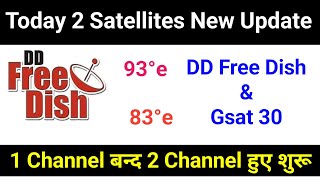 Today 2 Satellites New Update  DD Free Dish Today New Update [upl. by Ahselrac]