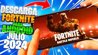 ✅ ¡CÓMO DESCARGAR FORTNITE PARA ANDROID EN 2024 FACIL Y RÁPIDO 📱 [upl. by Artened]