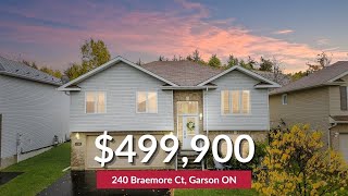 SOLD Inside a 499900 Oversized Raised Ranch Home in Garson [upl. by Nosnor]