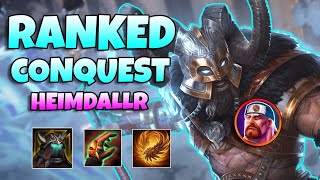 HEIMDALLR  EL MEJOR ADC PARA RANKEDS  TottiGR  RANKED CONQUEST SEASON 10 DuoQ Julio69 [upl. by Mastic732]