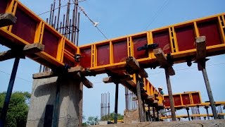 Shuttering How to Install Formwork For Beam  Beam Shuttering Process  Beam Formwork [upl. by Romito]