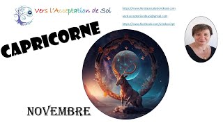 CAPRICORNE  NOVEMBRE  Guidance [upl. by Nitsruk]