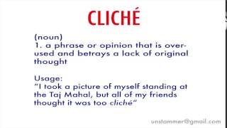 How to Pronounce Cliche [upl. by Anna-Diana]