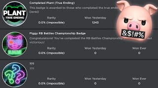 OH NO NOT AGAIN NEW BADGES  Roblox Piggy Team Build Update [upl. by Burgener841]