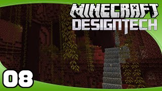 DesignTech  Ep 8 Nether Fortress  Minecraft Custom Modpack Lets Play [upl. by Jeno]