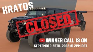 Kratos is CLOSED This INSANE Jeep Wrangler 392  DoDrop Alpha Trailer Will it be YOU [upl. by Iphagenia]