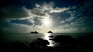 Lanikai Full Moon Rise [upl. by Ettecul]