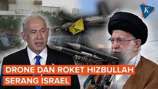 Hizbullah Serang Balik Israel Luncurkan Drone dan Roket [upl. by Eldoria454]