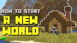 50 Things to do in a NEW MINECRAFT WORLD [upl. by Barfuss]