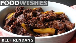 Beef Rendang  Spicy quotDryquot Curry Beef  Food Wishes [upl. by Eanerb23]