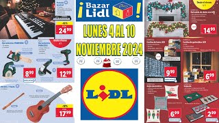 BAZAR LIDL  🛒  LIDL  Catálogo BAZAR Lidl a partir 4 NOVIEMBRE de 2024  NAVIDAD LIDL lidloferta [upl. by Bashuk]