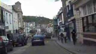 Great Darkgate Street Aberystwyth Wales A487 Road Video [upl. by Joan]