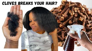 Cloves breaks hair  HOW TO PROPERLY USE CLOVES FOR FAST HAIR GROWTH [upl. by Sutsuj]