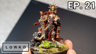 Painting the Warhammer 40k High Marshal Helbrecht with Lowko Ep 21 [upl. by Alyad]