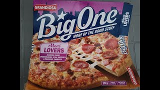 Pizzaarvostelu pt76 GRANDIOSA BIG ONE PAN PIZZA MEAT LOVERS [upl. by Strickland775]