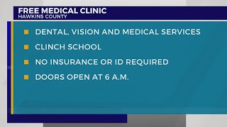 Free dental medical vision clinic coming to Hawkins County [upl. by Enrico]